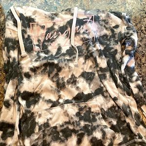 Medium size, womens sweater with hood, Hangout Gulf Shores, AL